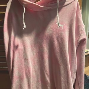 Pink tie dye sweatshirt